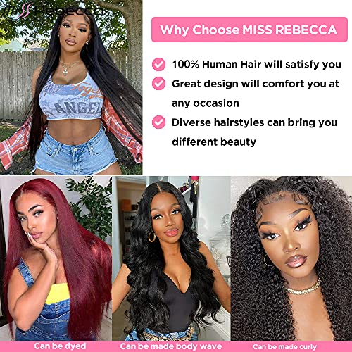ÖZLEDİM REBECCA 22 İnç HD Dantel ön peruk İnsan Saç 13x4X0. 5 T-Bölüm Dantel Ön İnsan Saç Peruk Siyah Kadınlar ıçin 100 % Brezilyalı