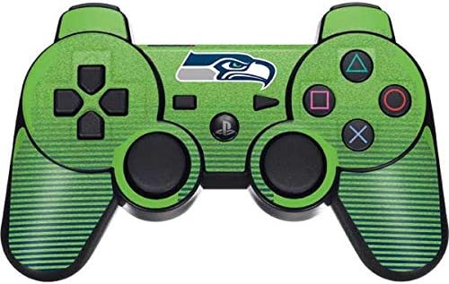 Skinit Çıkartması Oyun Cilt PS3 Çift Şok Kablosuz Denetleyicisi ile Uyumlu - Resmen Lisanslı NFL Seattle Seahawks Ayrılıkçı Tasarım