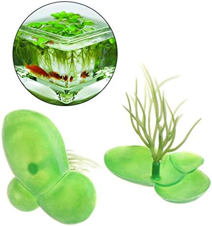 10 Adet Sucul Lotus Yaprağı Akvaryum Balık Tankı Yüzen Dekorasyon Yeşil Bitkiler için Güvenilir Performans