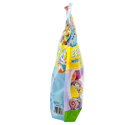 Frankford Candy Çeşitli Nickelodeon Karakterli Plastik Yumurtalar, Şekerli, 16 adet yumurta