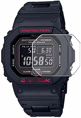 Puccy 3 Paket Ekran Koruyucu Film, CASİO ile uyumlu G-SHOCK GW-B5600BL-1JF GWB5600BL serisi TPU Guard için Akıllı izle Smartwatch