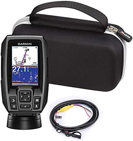 Garmin Forvet 4 GPS Balık Bulucu için Mchoı Sert Taşınabilir Kılıf (Forvet 4 Plus'a Uymuyor)
