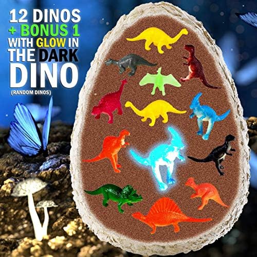 Dinonano Jumbo Dinozor yumurtası Oyuncaklar Çocuklar için-Dino Yumurta KÖK Oyuncak Gece Lambası Dinozor Figürleri Sürpriz Hediye