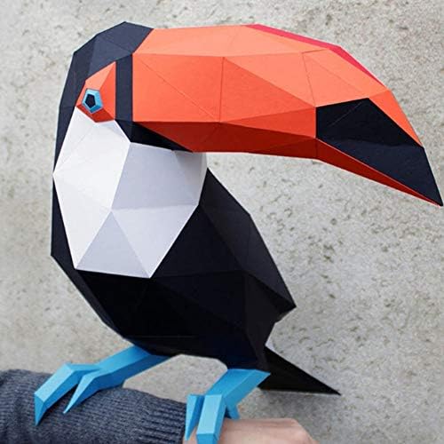 3D Origami Duvar Dekorasyon DIY duvar Kağıdı Kupa DIY Geometrik 3D Kağıt Modeli Ev Dekorasyon El Yapımı DIY MaterialToys El Sanatları