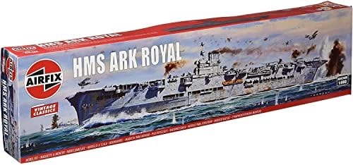 Airfix HMS Ark Kraliyet 1:600 Vintage Klasikleri Askeri Deniz Gemi Plastik Model Seti A04208V