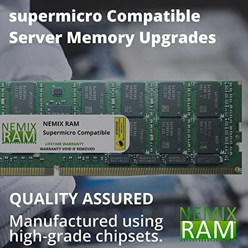 Supermicro Uyumlu MEM-DR432LC-ER26 32 GB DDR4-2666 PC4-21300 RDIMM Kayıtlı Bellek Yükseltme Modülü tarafından NEMİX RAM