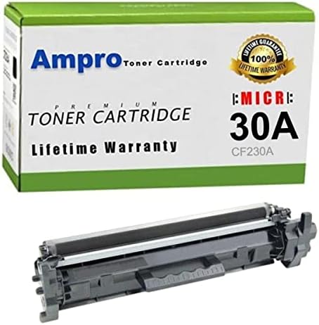 Ampro'nun CF230A MICR Toneri veya HP Laserjet Pro M203d, M203dn, M203dw, MFP M227d, MFP M227fdn, MFP M227fdw için Uyumlu HP 30A