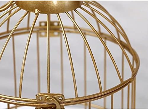 GYQYYGZ Birdcage Avrupa Retro Demir Kuş kafesi Çiçek Standı Kuş kafesi Balkon Açık Dekorasyon pet Malzemeleri Dekoratif Kuş kafesi