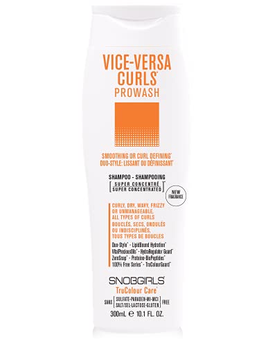 VİCE-VERSA CURLS Prowash (Kıvırcık Saç Şampuanı) Duo-Style: Kıvırcık, Kuru, Dalgalı, Kıvırcık, Yönetilemez Saçlar için Yumuşatma