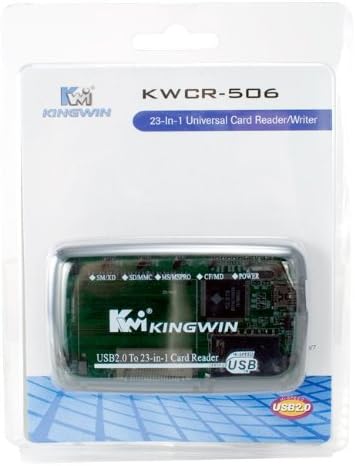 Kingwin 23'ü 1 Arada Evrensel Kart Okuyucu / Yazıcı Flash Bellek Kartı Okuyucu, KWCR-506