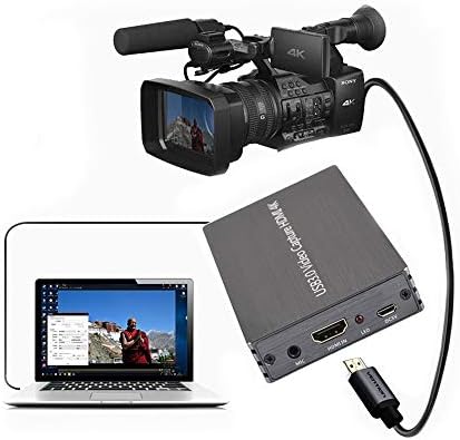 axGear HDMI USB3. 0 Video Yakalama Adaptörü 4 K 1080 P Dongle Kartı Linux Windows Mac için