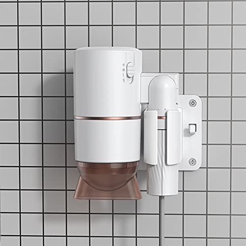 Saç Kurutma Makinesi, Çok Fonksiyonlu Üç Hız Düşük Gürültü Salon İyonik fön Makinesi için Daire için Otel için Seyahat için Ev(beyaz)