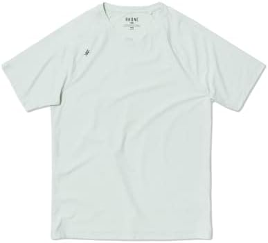 Rhone erkek Saltanatı Kısa Kollu Egzersiz Gömlek, Anti-Koku, Nem Esneklik, Hızlı Kuru Teknoloji
