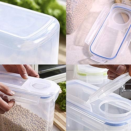 DİAOD 2.5 L Tahıl Dağıtıcı saklama kutusu Mutfak Gıda Tahıl Pirinç Konteyner Pirinç Unu Tahıl Depolama