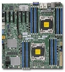 Supermicro Anakart MBD-X10DRH-CT-B Çift E5-2600v3 R3 C612 DDR4 PCI-Express SATA EATX Kahverengi Kutu