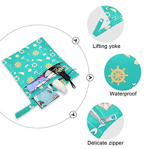 Nander Kabuk kar dümen çok fonksiyonlu bebek bezi organizatör kullanımlık su geçirmez ıslak kuru çanta saklama çantası seyahat