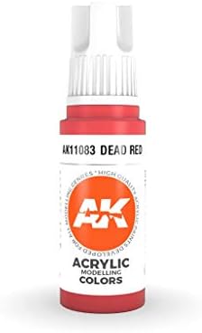 AK-Interactive 3rd Gen Akrilik Ölü Kırmızı 17 ml 11083-Model Yapı Boyalar ve Araçları AK1083