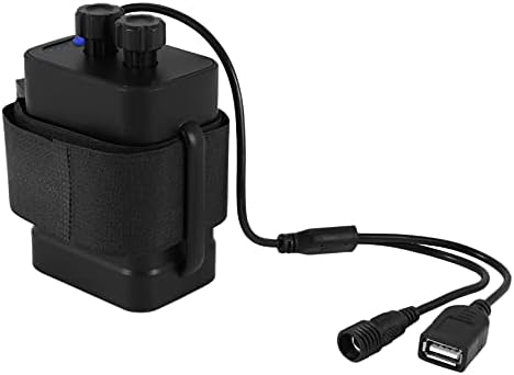 FDSF Su geçirmez DIY 6X18650 pil kutusu kutusu Kapak ile 12 V ve USB güç kaynağı için Bisiklet led ışık cep telefonu yönlendirici