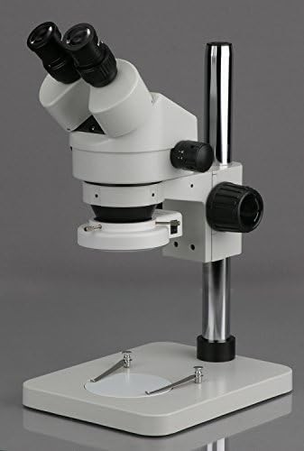 7X-45X Stereo Binoküler Mikroskop ile 14 Pillar Standı & 64 - LED halka ışık