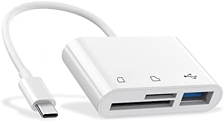 USB C'den Micro SD TF Hafıza Kartı Okuyucusuna, iPad Pro, MacBook Pro/Air, Chromebook, XPS, Galaxy S10/S9 ve Diğer USB C Aygıtları