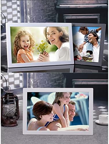 LKJHG 20 İnç Yeni Dijital Resim Çerçevesi 1440X900 IPS Ekran Uzaktan Kumanda ve Hareket Sensörlü Dijital Fotoğraf Çerçevesi Ayarlanabilir