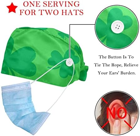 Düğme ile 2 Adet Ayarlanabilir Çalışma Kapağı, Paskalya Yumurtaları Cerrahi Kap Ter Bandı İle Tasarım, Kadınlar ve Erkekler için