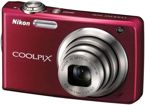 Nikon Coolpix S630 12MP Dijital Fotoğraf Makinesi 7x Optik Titreşim Azaltma (VR) Zum ve 2,7 inç LCD (Yakut Kırmızısı)
