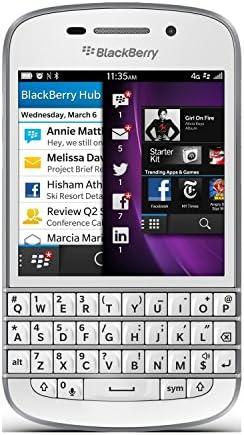 Blackberry Q10 SQN100-1 16GB Unlocked GSM Çift Çekirdekli Akıllı Telefon w/ 4G LTE Ayrıca ABD'de-Beyaz