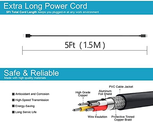 Hızlı Şarj Kablosu Kablosu JBL-Charge-4 Flip-5 Taşınabilir kablosuz bluetooth hoparlör Şarj Güç Adaptörü Kaynağı için Uygun