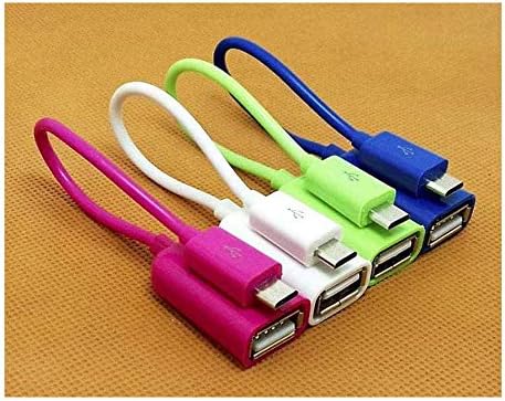 Test Renkli Konak Mikro USB USB Mini OTG Kablo Adaptörü için Uygun Samsung Xiaomi HTC LG Android Telefon için Flash Sürücü Parlak,