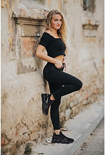 Sytanbo Kadın yürüyüş ayakkabısı Koşu Sneakers tenis ayakkabıları Üzerinde Kayma Egzersiz Spor Ayakkabı Hafif Nefes