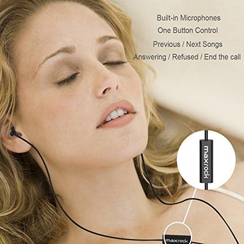 MAXROCK (TM) Benzersiz Toplam Yumuşak Silikon Uyku Kulaklıkları Kulaklıklar Cep Telefonları,Tabletler ve 3,5 mm Jak Fişi için