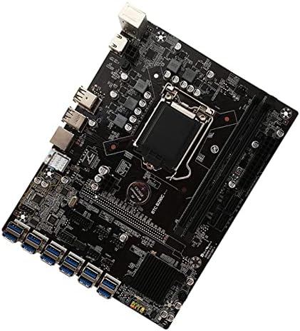 Exanko B250C BTC Madencilik Anakart + VER010X PCIE Yükseltici 12 XPCIE USB3. 0 GPU Yuvası LGA1151 Destek DDR4 Masaüstü Anakart
