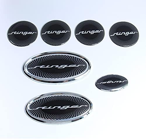 2X 3D Stinger Logo Araba Ön Kaput Gövde Arka Amblem Rozetleri Sticker Çıkartmaları KIA Stinger Araba Aksesuarları ile Uyumlu