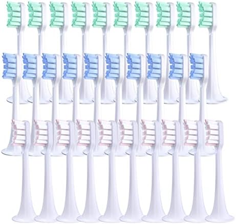 WANGZE wangzefong Fırça Kafaları Fit için Xiaomi Mijia T300 / T500 10 Pcs Yedek Elektrikli Diş Fırçası Kafaları Memeleri Temiz