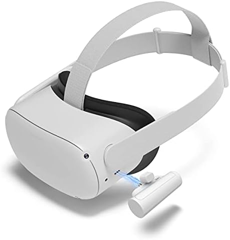 Oculus Quest 2 için Şarj Edilebilir Pil-5 LED göstergeli Mini Taşınabilir Güç Bankası-Oculus Quest 2 için ideal aksesuarlar-Elit