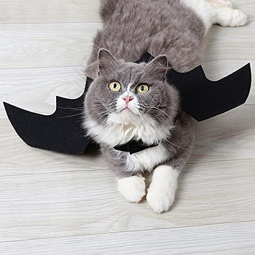 Yarasa Kanatları için Kedi Cadılar Bayramı Kostüm-Ayarlanabilir kedi Giyim Cosplay Kıyafet-Kedi Fantezi Kostüm Aksesuarları