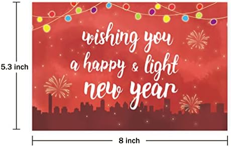 Parlak Yeni Yılınız Kutlu Olsun Kartı, Tatil Kartı, Güzel Yeni Yıl Kartı, 2022 Tebrik Kartı