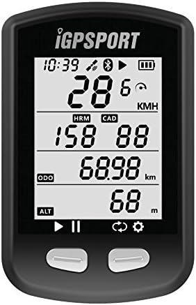 ıGPSPORT GPS Bisiklet Bilgisayar ıGS10 Kablosuz Bisiklet Bilgisayar ile Uyumlu Kalp Hızı Hız Ritim Sensörü (sensörler Dahil Değildir)