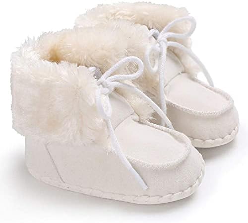 Fnnetıana Yenidoğan Bebek Sıcak Kış Kar Botları Toddler Yumuşak Taban Kaymaz Bebek Prewalker Unisex Nursling Beşik Ayakkabı