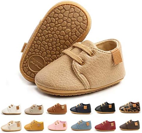 BEBARFER Toddler Bebek Erkek Kız Ayakkabı Bebek Moccasins Kaymaz Taban Yenidoğan Oxford Loafer'lar Sneakers Düğün Üniforma Elbise