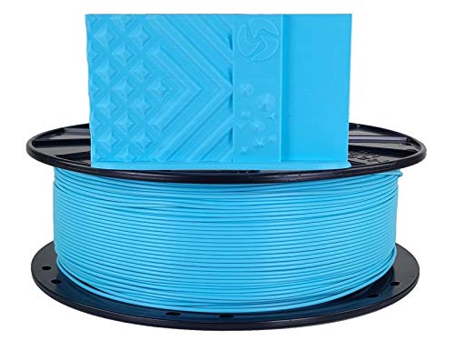 3D Yakıtlı 3D Filament Standart PLA Elektrik Mavisi, 1.75 mm, 4 kg +/- 0.02 mm Tolerans, ABD'de üretilmiştir