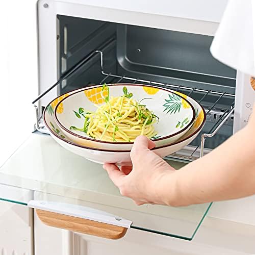 4 Kişilik 21'li Yemek Takımı, Bulaşık Makinesinde Yıkanabilir Mikrodalga Güvenli Yemek Takımı, Çin Yemek Takımı, Ananas Desenli