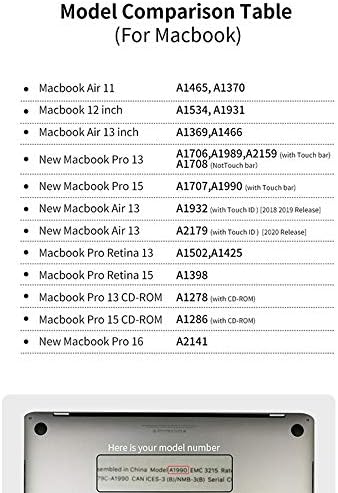 Apple Silikon Klavye Kapak Cilt ile Aynı Laptop Sticker Laptop Cilt için MacBook / MacBook Hava / MacBook Pro 16 (Laptop Cilt