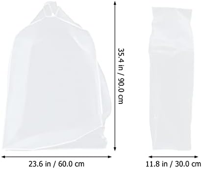 jojofuny Asılı Konfeksiyon Suit Çanta Kapakları: 2 adet Hafif Tam Fermuar Tozluk Nefes Güve Geçirmez Bavul Koruyucu Ceket Elbise