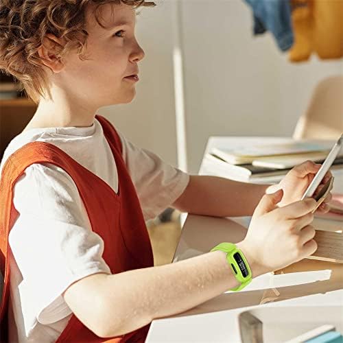Çocuklar için Fitbit Ace 3 Bantları ile uyumlu, Fitbit Ace 3 Erkek Kız için Su geçirmez Spor saat kayışı Bilekliği Değiştirme