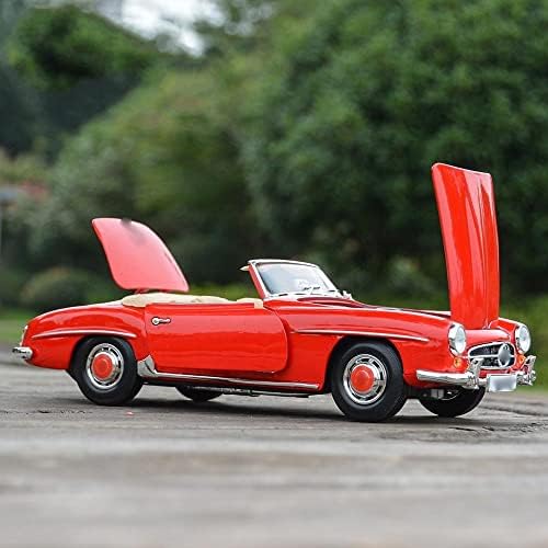 CHENRONG Alaşım Araba Oyuncak 1: 18 ıçin B-ENZ ıçin 190SL 1955 Alaşım pres döküm model oyuncaklar Araçlar Simülasyon Metal Statik