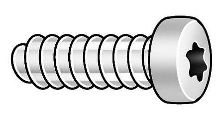 Tri-Roundular, M2 X 0,40 Mm, Minyatür Diş Açma Vidası, Tava, Kasa Sertleştirilmiş Çelik,2041000204