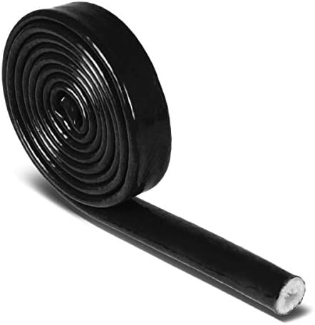 Yağ Yakıt Hatları ve Elektrik Kablolarıyla Uyumlu Siyah Isı Korumalı Yangın Kovanı (6mm X 10-Ft)