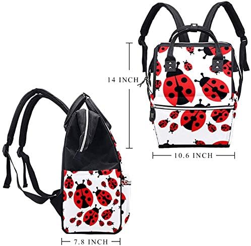Ladybugs baskı Ladybirds bebek Nappy çantalar anne baba bebek bakımı için çanta değiştirme